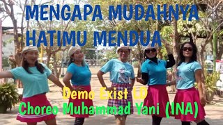 Mengapa Mudahnya Hatimu Mendua Line dance// Demo Exist LD// Choreo by Muhammad Yani
