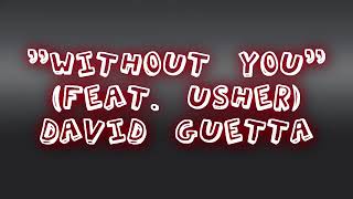 David Guetta ft. Usher - Without You (LYRICS)