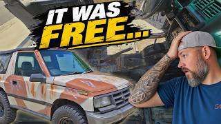 FREE Geo Tracker… What Did I Get Myself Into? 1997 Geo Tracker Rocker Panel