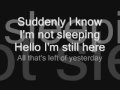 Evanescance Hello (Lyrics)