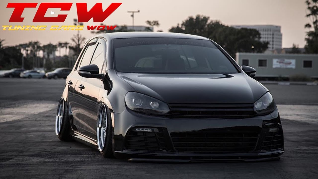 Black VW Golf MK6 R-Line Look Project by Connor 