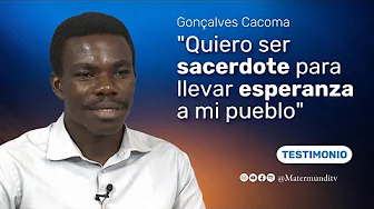 Gonçalves wants to be a priest to rebuild his country and bring words of hope to his people.