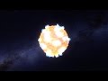 Animation the early flash of an exploding star caught by kepler