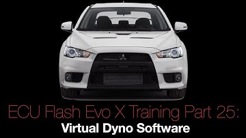 Evo X Ecu Flash Training Course Part 25: Virtual Dyno Software | Evans Performance Academy