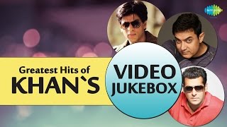 Greatest Hits Of Khan's |  Best Of Bollywood Movie Video Songs | Shahrukh,Salman, Amir Khan