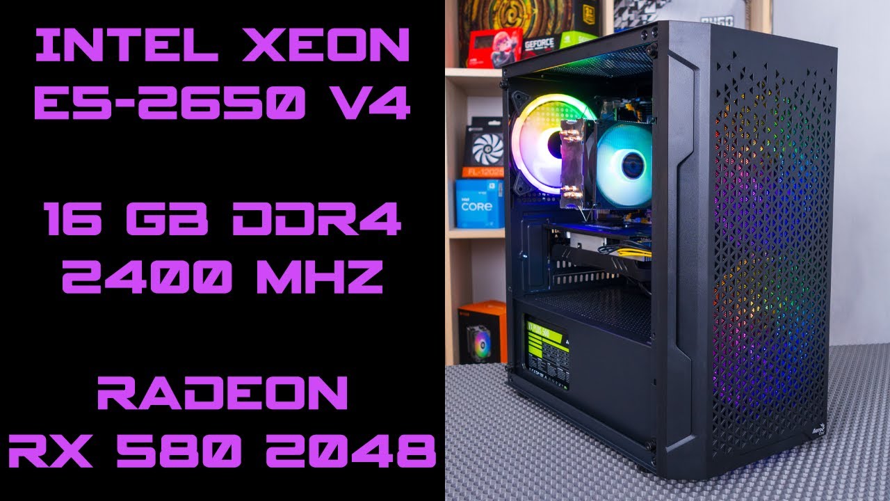 Provonto Mid-Range PC Pro Gamer Pack Complet [Intel Xeon E5-2650 v4, AMD  Radeon RX