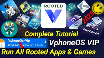 VphoneOS VIP Complete Tutorial || Run All Rooted Apps And Game in VphoneOS || 2025