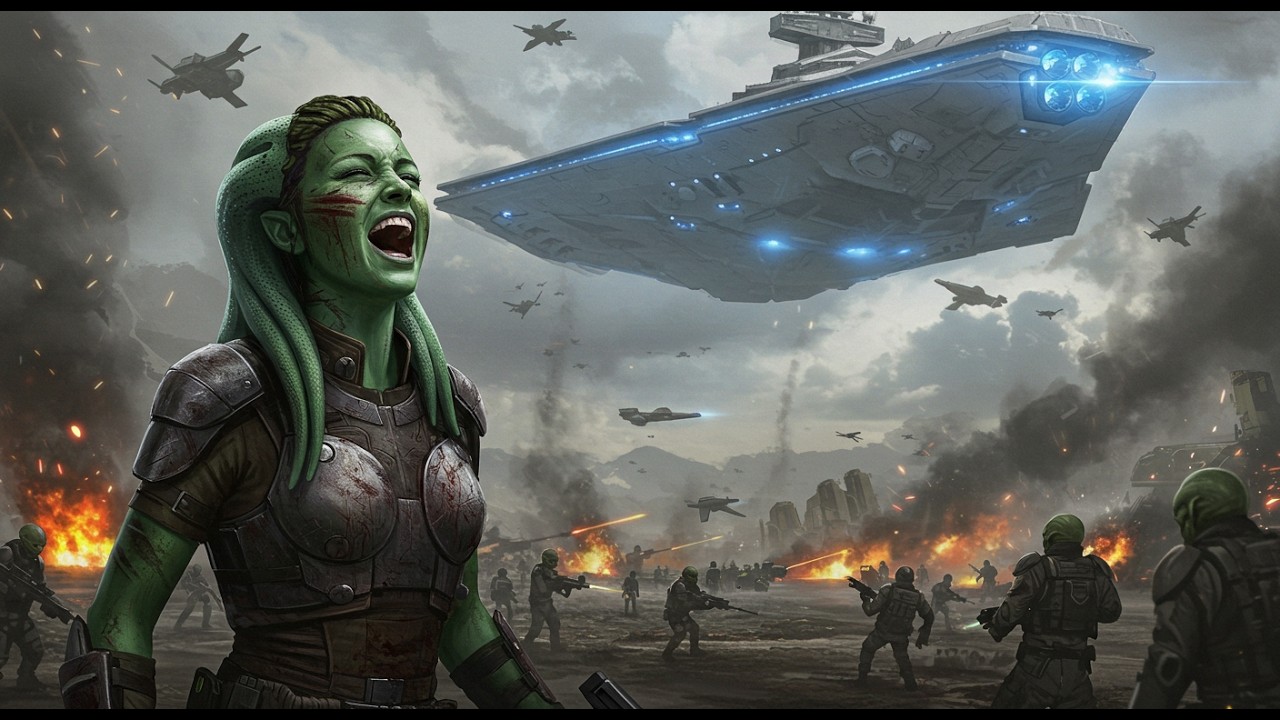 Мы проигрываем войну!» — плакала Галактика. Поэтому люди отправили один военный корабль.