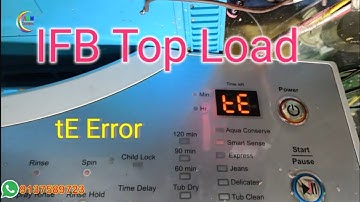 IFB Top Load washing machine PCB || te error