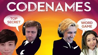 INSANELY FUN! - xQc Plays CODENAMES ft. Soda, Sykkuno, Fuslie & Friends!