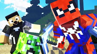 Володя но ОПЯТЬ ДОЖДЬ НАЧАЛСЯ ВР в Майнкрафт VR Minecraft Железный Человек Паук Супергерои