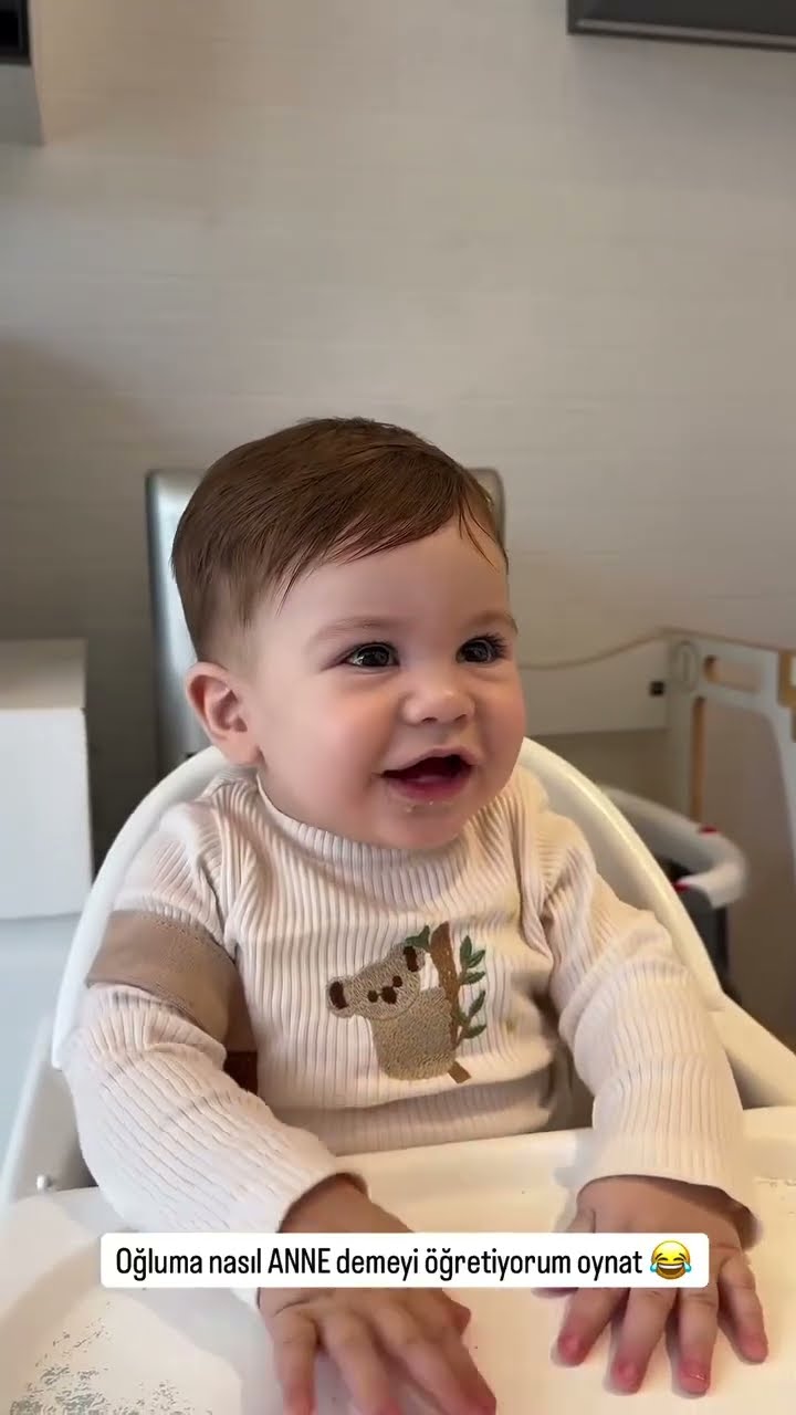 Oğluma nasıl Anne demeyi öğretiyorum oynat ?
