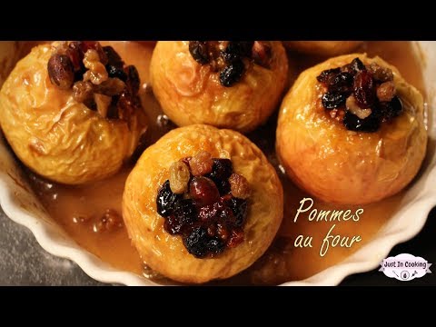 Vidéo: Pommes Au Four Avec Des Raisins