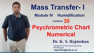 Lecture 35 Psychrometric Chart Numerical (Part-1)