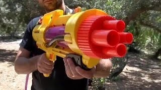 Nerf Super Soaker Cps 30 Water Gun With Backpack Rucksack Wasserpistole ซ ปเปอร ป นฉ ดน ำ Youtube