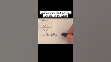 German is the most difficult language in the world #german #language