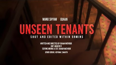 Unseen Tenants | Horror Short (Shot & Edited in 59 Mins)