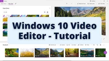 How To Use Windows 10 Free Video Editor | 2021