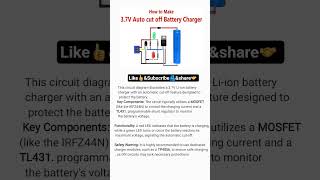 AUTO CUT OFF BATTERY CHARGER#shortsvideo #batterybackup #industrialelectrician