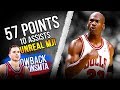 Michael Jordan ABUSING Rex Chapman & The Bullets With UNREAL 57 Pts 1992.12.23 - NASTY Plays by MJ!