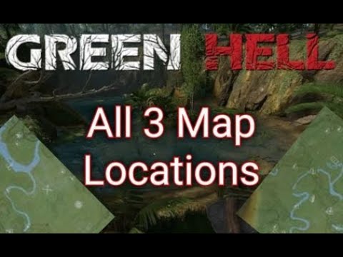 All 3 Map Locations Green Hell Youtube