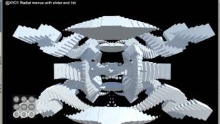 Unity Experiment: Testing radial menus and mirroring