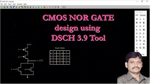 Design and Simulation of CMOS NOR GATE using DSCH 3.9 Tool