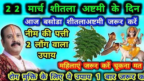 22 मार्च शीतला माता की पुजा में बस इतना करें फिर देखें चमत्कार  Sheetla Mata #shitla #सप्तमी #अष्टमी