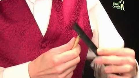 How to retip your cue