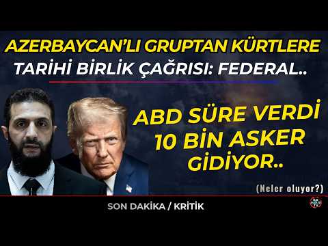 İran Kürtlerine Tarihi Çağrı: Fedaral.. ABD Süre verdi, 10 bin asker gidiyor! (NELER OLUYOR?)