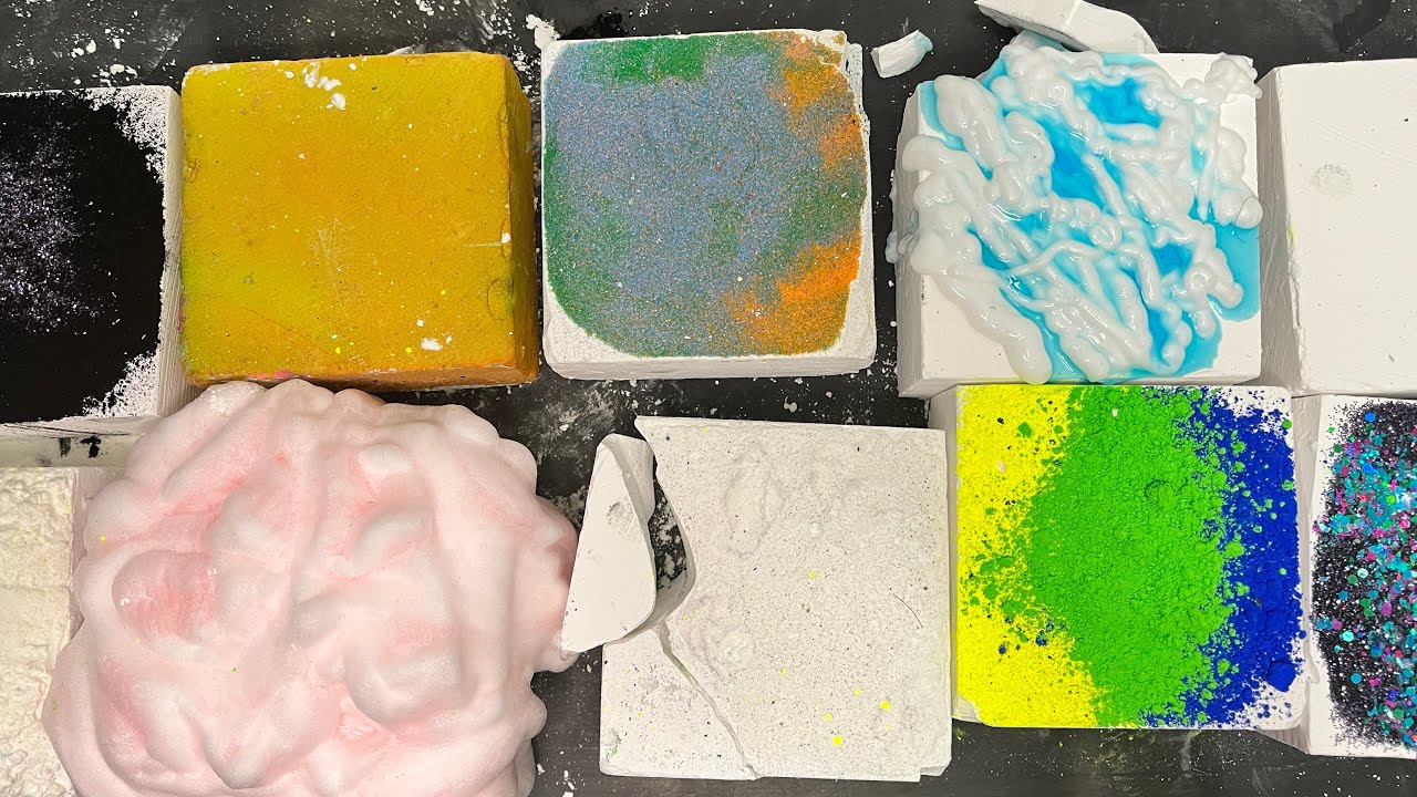 11 Blocks & Different Toppings | Variety of Textures - YouTube
