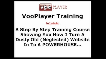 VooPlayer Bonus Training Course