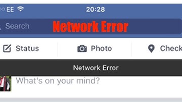 Facebook Network Error Fix