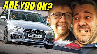 I SCARED HIM IN HIS AUDI RS3! // Nürburgring