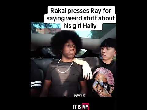 Rakai presses Ray after he violated Hailey🤯 #rakai #ray #amp #shortsfeed #kaicenat #shorts #viral