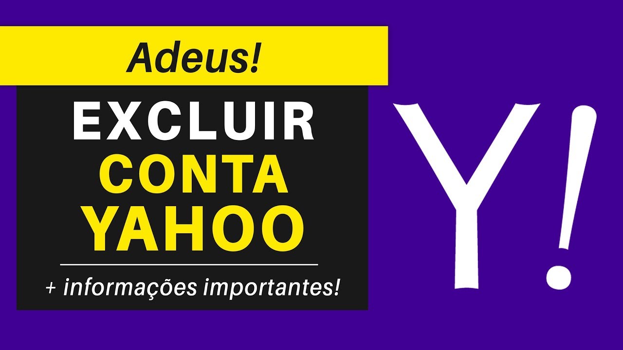 Como excluir uma conta do Yahoo – Tecnoblog