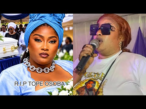 Actress Foluke Daramola pay last respect to late Actress Temitope osoba 