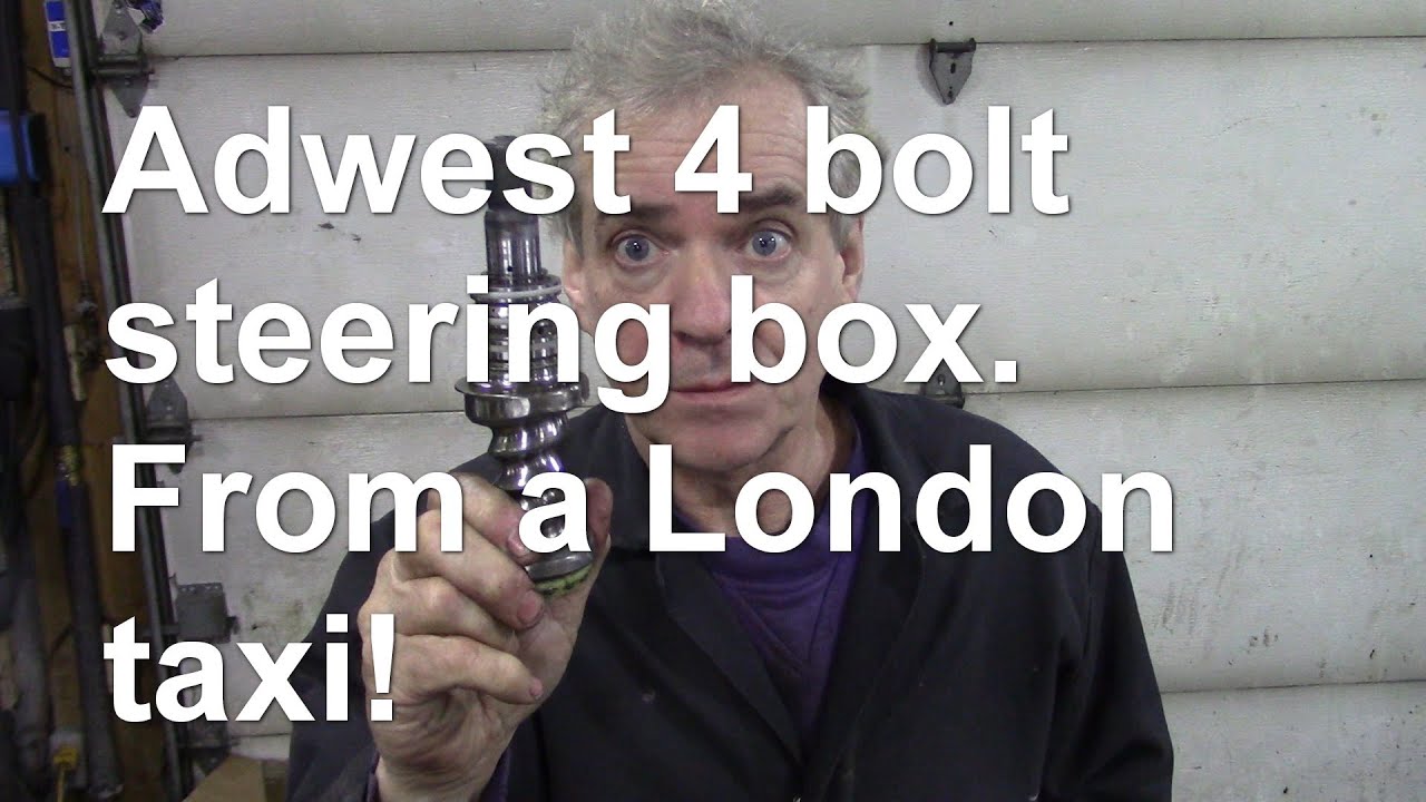 Adwest 4 bolt steering box from a London taxi! - YouTube