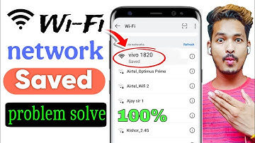Wi-Fi Saved But Not Connecting | Wi-Fi Connect Nahi Ho Raha hai | Wi-Fi Not Connecting On Android