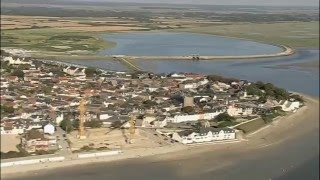 la baie de somme vue du ciel