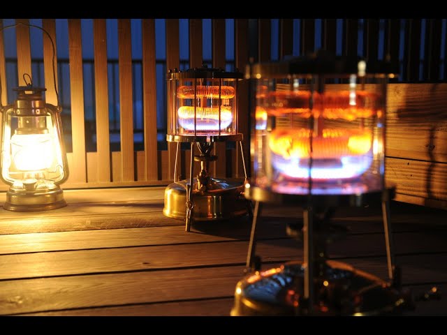 マナスル126とオプティマス48に火輪ストーブを乗せてプレヒートから火