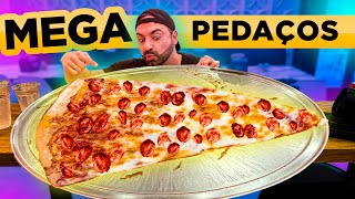 a MAIOR fatia de PIZZA de MIAMI!! *60 CM*