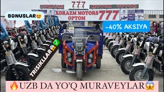 : XORAZM MOTORS OPTOM 777 da BOLAYOTGAN YANGILIKLAR,AKSIYALAR,BONUSLAR.NARXLAR TUSHDITRISIKLLAR