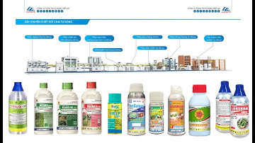 Dây chuyền chiết rót thuốc trừ sâu ngành BVTV