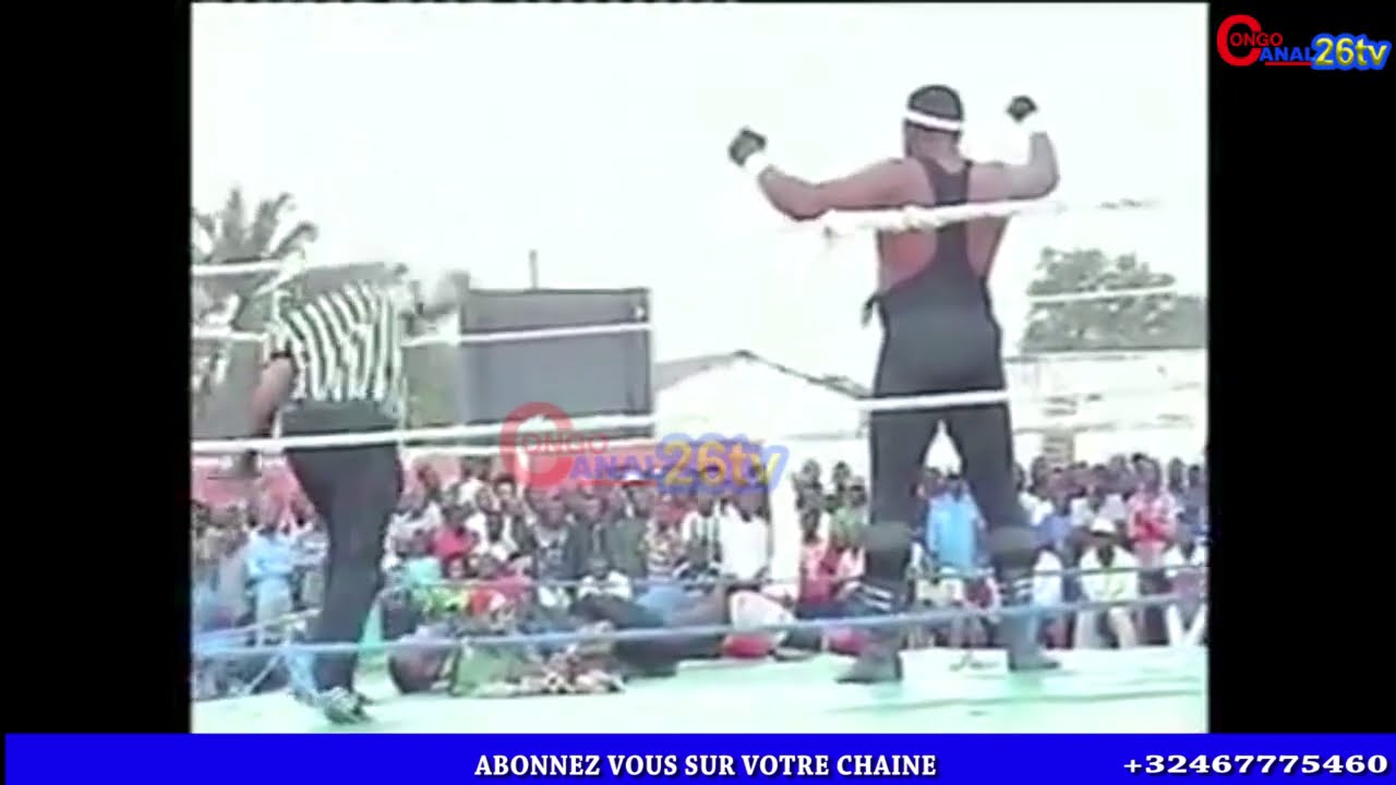 COMBAT DE CATCH CONGOLAIS AVEC CHINOIS LE TERRIBLE LE GRAND VS MACHINE KALELE ABONNEZ V SUR CC26TV