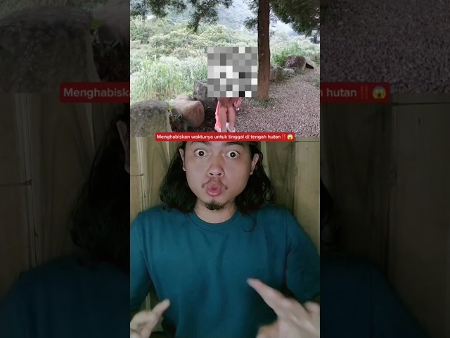 Part 2 Menghabiskan waktunya untuk tinggal di tengah hutan‼️😱 #filmpendek #viral class=