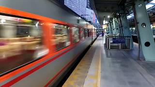 177次自強號汐科站通過+4191次區間車並行出站