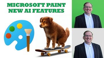 AI Features in MS Paint - Image Generation & Background Removal