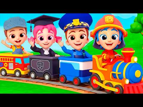 Profession Train Song | Toot Toot | Kids Songs by Nomad Kids Cartoon