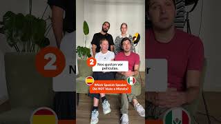 Which of These Spanish Speakers Did NOT Make a Mistake? #LearnSpanish #TestYourSpanish #SpanishQuiz